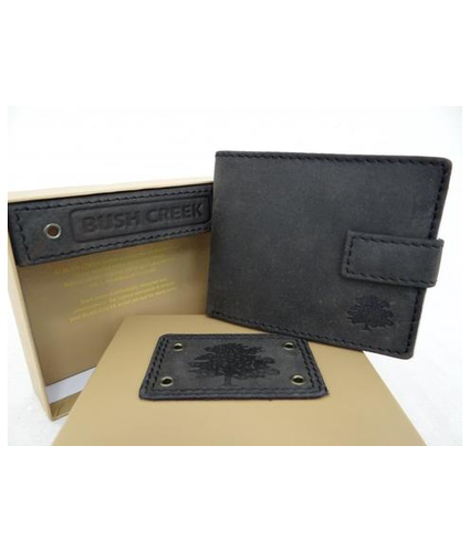 Leather Mens Wallet - Grey Sand BC14