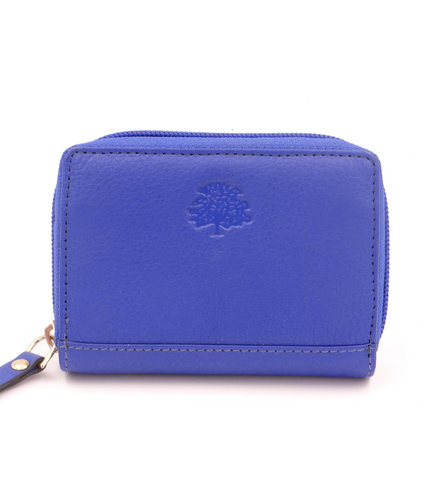 Leather Cardholder Colbalt Blue C012
