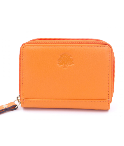 Leather Cardholder Orange C012