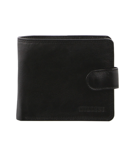 Men's RFID Leather Wallet In Black