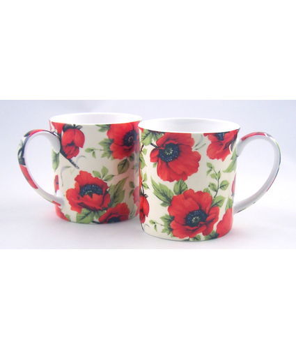 Poppy Palace Fine Bone China Mug