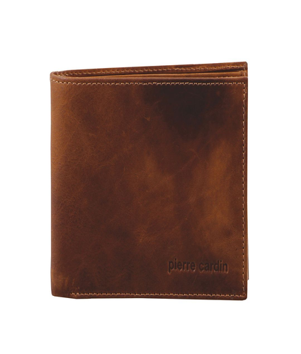 Men's Rustic Leather Wallet Chestnut
