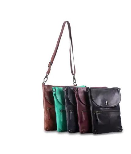 Tayla Leather Bag Midnight Blue