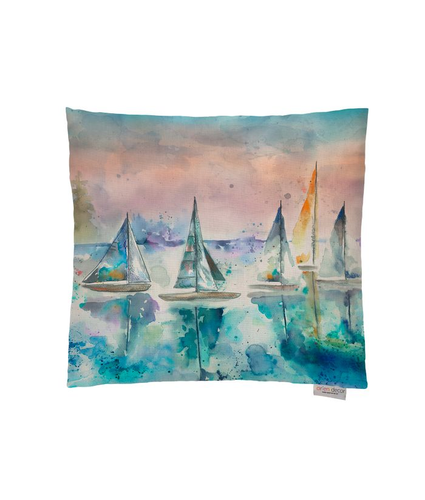 Sail Away Linen Cushion