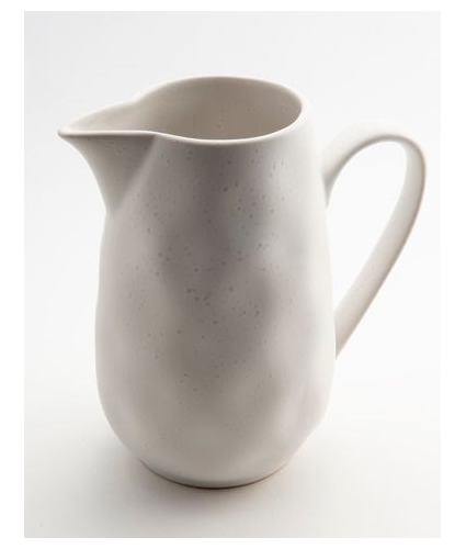 Mica Stoneware Jug White