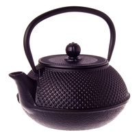 Teapot 800Ml Cast Iron Fine Hobnail