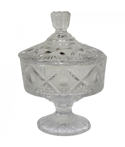 Glass Jar With Crosses