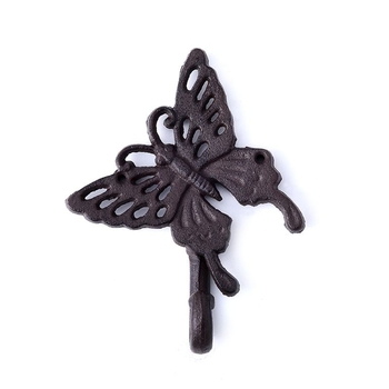 Butterfly Cast Iron Hook-hooks-Tessa Mae's with Attitude | Gifts and Homewares | Mapua NZ