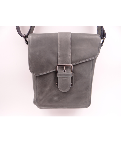 Grey Buckle Bag 