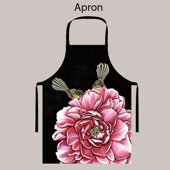 Apron Fantails on Pink Blooms-accessories-Tessa Mae's with Attitude | Gifts and Homewares | Mapua NZ