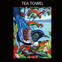 Teatowel Tui on Branch