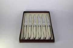 French Steak Knives Gift Set Ivory