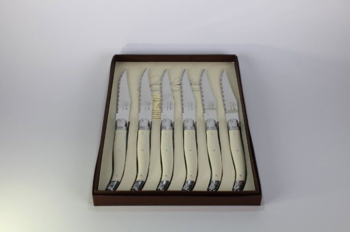 Steak Knives gift box 6 Ivory-french-range-Tessa Mae's with Attitude | Gifts and Homewares | Mapua NZ