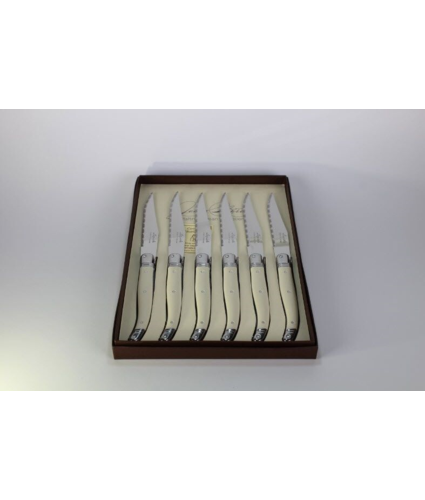French Steak Knives Gift Set Ivory