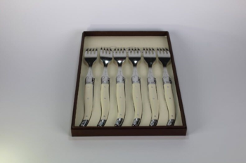 Table Forks gift box set of 6 Black-french-range-Tessa Mae's with Attitude | Gifts and Homewares | Mapua NZ