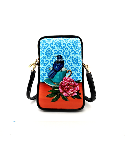 Shoulder Bag Tui on Cup with Flower