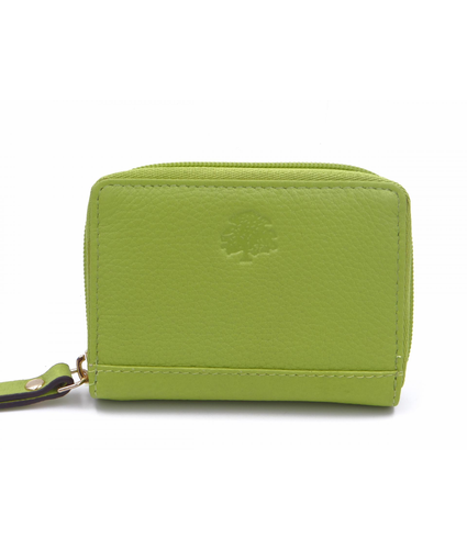 Leather Cardholder Lime C012