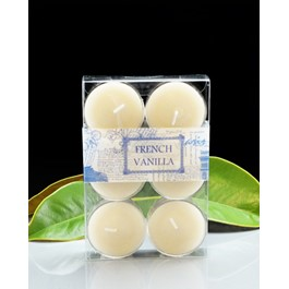 Candle 6Pc Pack - French Vanilla Tealights-home-fragrance-Tessa Mae's with Attitude | Gifts and Homewares | Mapua NZ