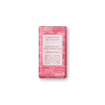 Soap Rosewater & Pink Peppercorn-crabtree-and-evelyn-Tessa Mae's with Attitude | Gifts and Homewares | Mapua NZ