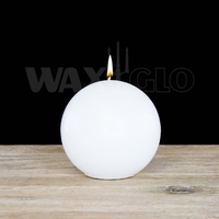Ball Candle White 80mm 