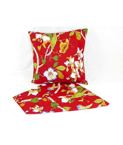 ON SALE Red Orchid Cushion