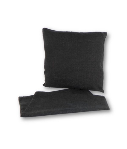  ON SALE Cushion Linen Look Black 