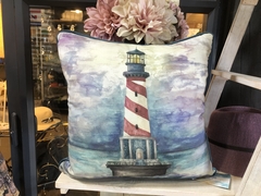 Lighthouse Sunset Cushion