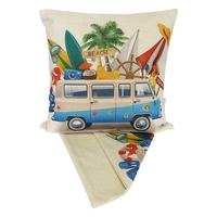 ON SALE Happy Campers No5 Cushion 