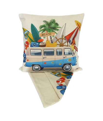 ON SALE Happy Campers No5 Cushion 