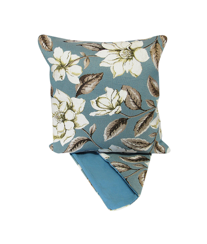 ON SALE White Roses on Blue