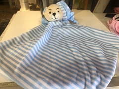 Sleepytime Bear Blanket Blue