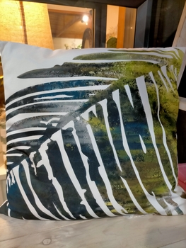ON SALE Bold Palm Cushion-home-decor-Tessa Mae's with Attitude | Gifts and Homewares | Mapua NZ
