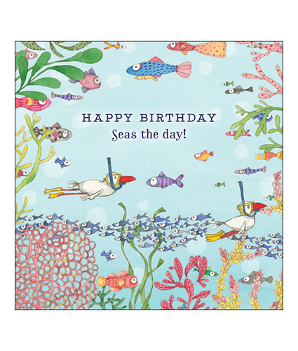 Happy Birthday Seas the Day Card
