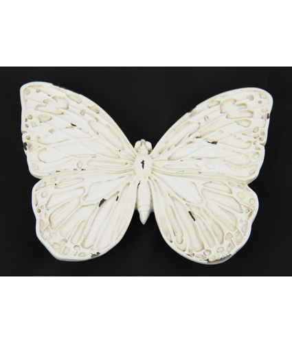 Butterfly Small Wall Decoration Antique White