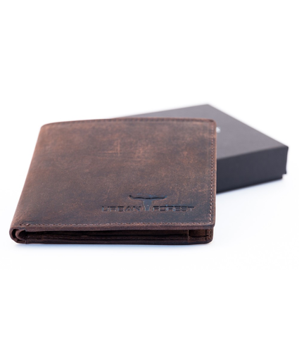 Amos Leather Wallet Nappa Brown