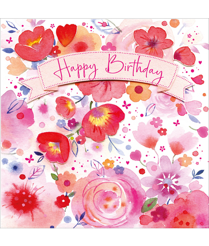 Blush Pink Floral Card