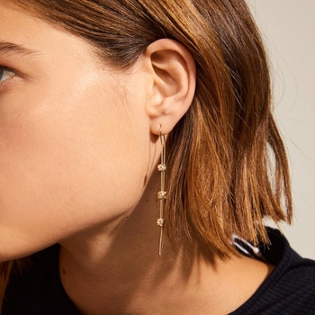 Courageous Chain Gold  Earrings-gift-ideas-Tessa Mae's with Attitude | Gifts and Homewares | Mapua NZ