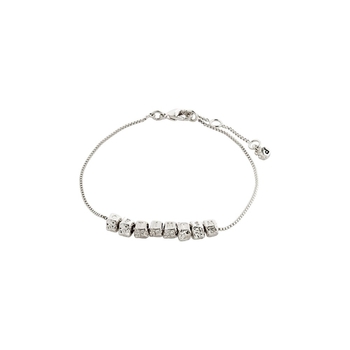 Courageous Square Charms Silver Bracelet-gift-ideas-Tessa Mae's with Attitude | Gifts and Homewares | Mapua NZ