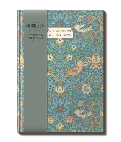 Birthday Address Book William Morris