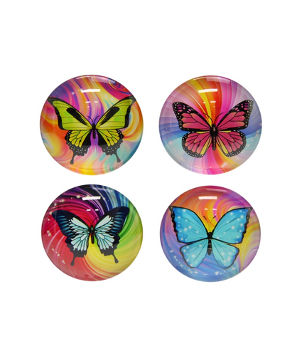 Butterfly Magnet Round