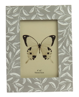  Etched Leaves Photoframe Grey