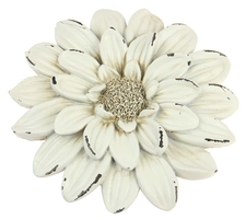 Floral Wall Decor Antique White