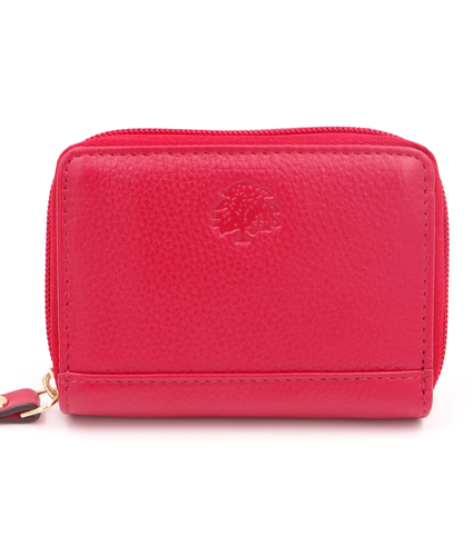  Red Leather Card Purse