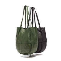 Aretha Green Leather Bag