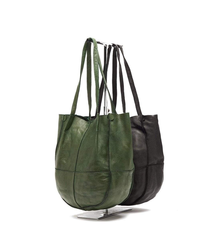 Aretha Green Leather Bag