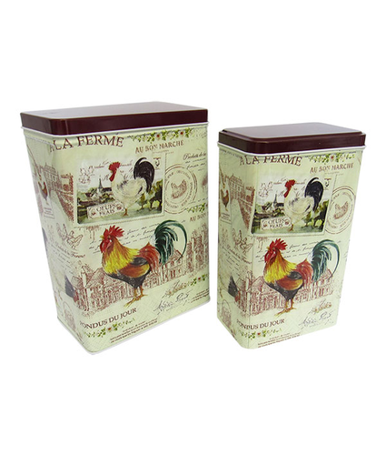 Tin Paris Le Coq Small