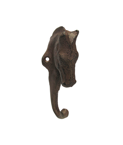 Horse Head Hook Single Cast Iron