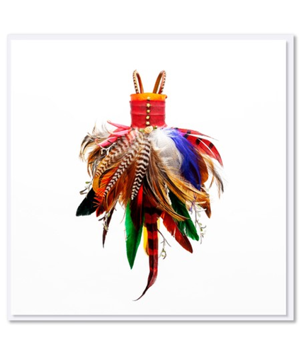 Feather Dress Card