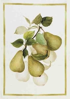 Pears Italian Linen Tea Towel