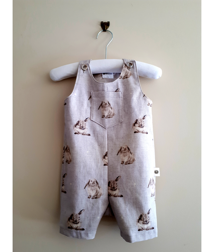 Wrendale Bunny Grey Jumpsuit 3-6mth